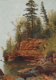 Albert Bierstadt - A Rocky Cove