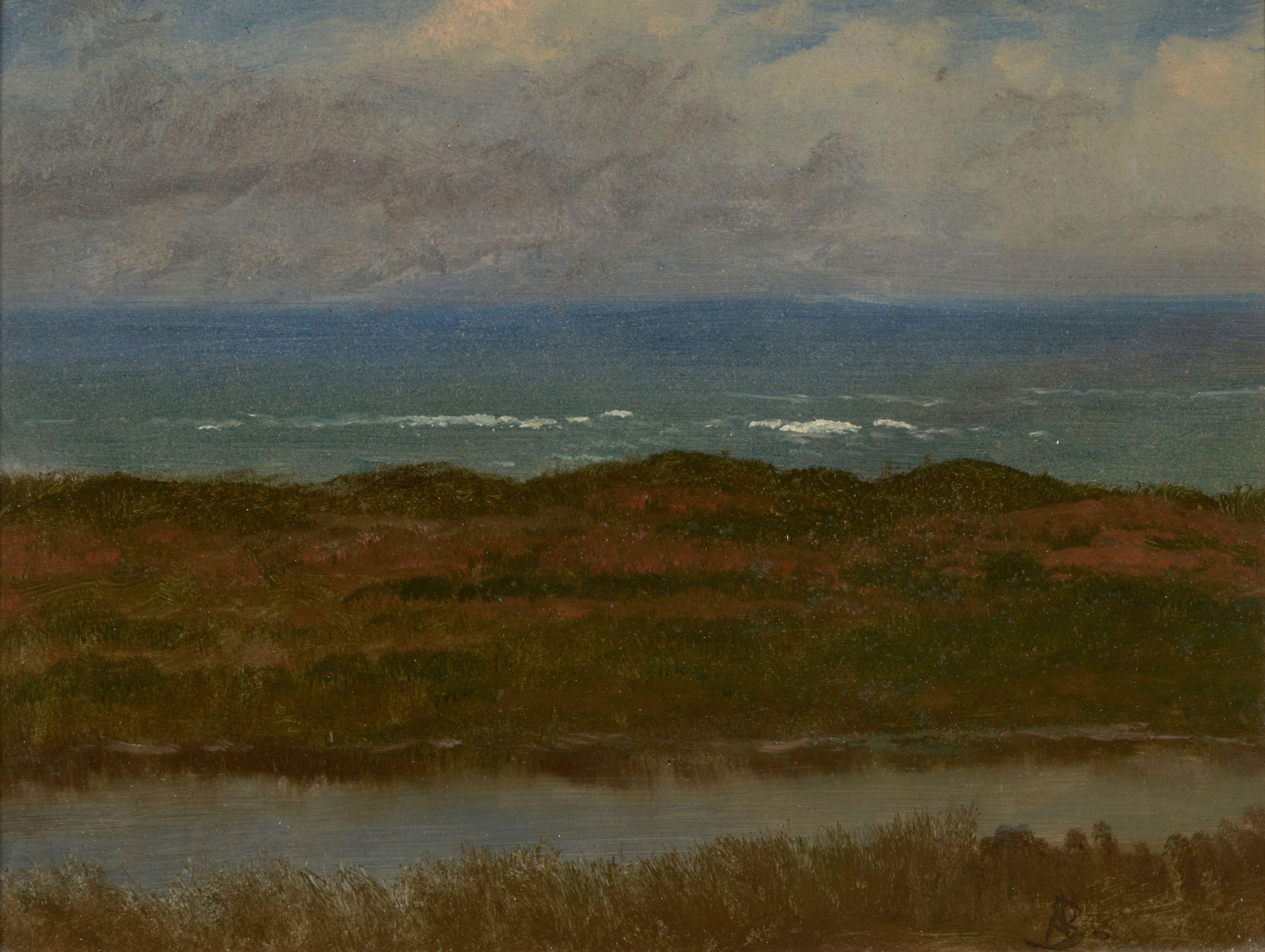 Albert Bierstadt - Coast Near Newport, Rhode Island