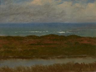 Albert Bierstadt - Coast Near Newport, Rhode Island