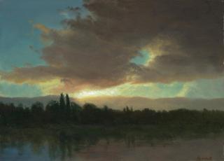 Albert Bierstadt - Evening Sky