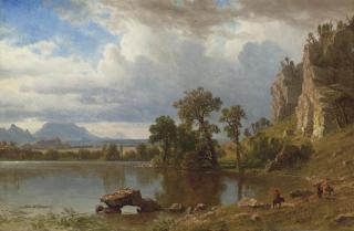 Albert Bierstadt - In Platte River Country