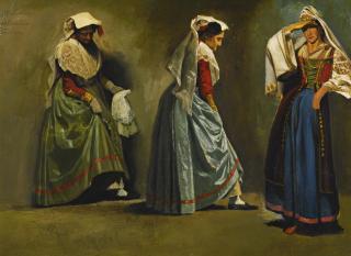 Albert Bierstadt - Italian Costume Studies
