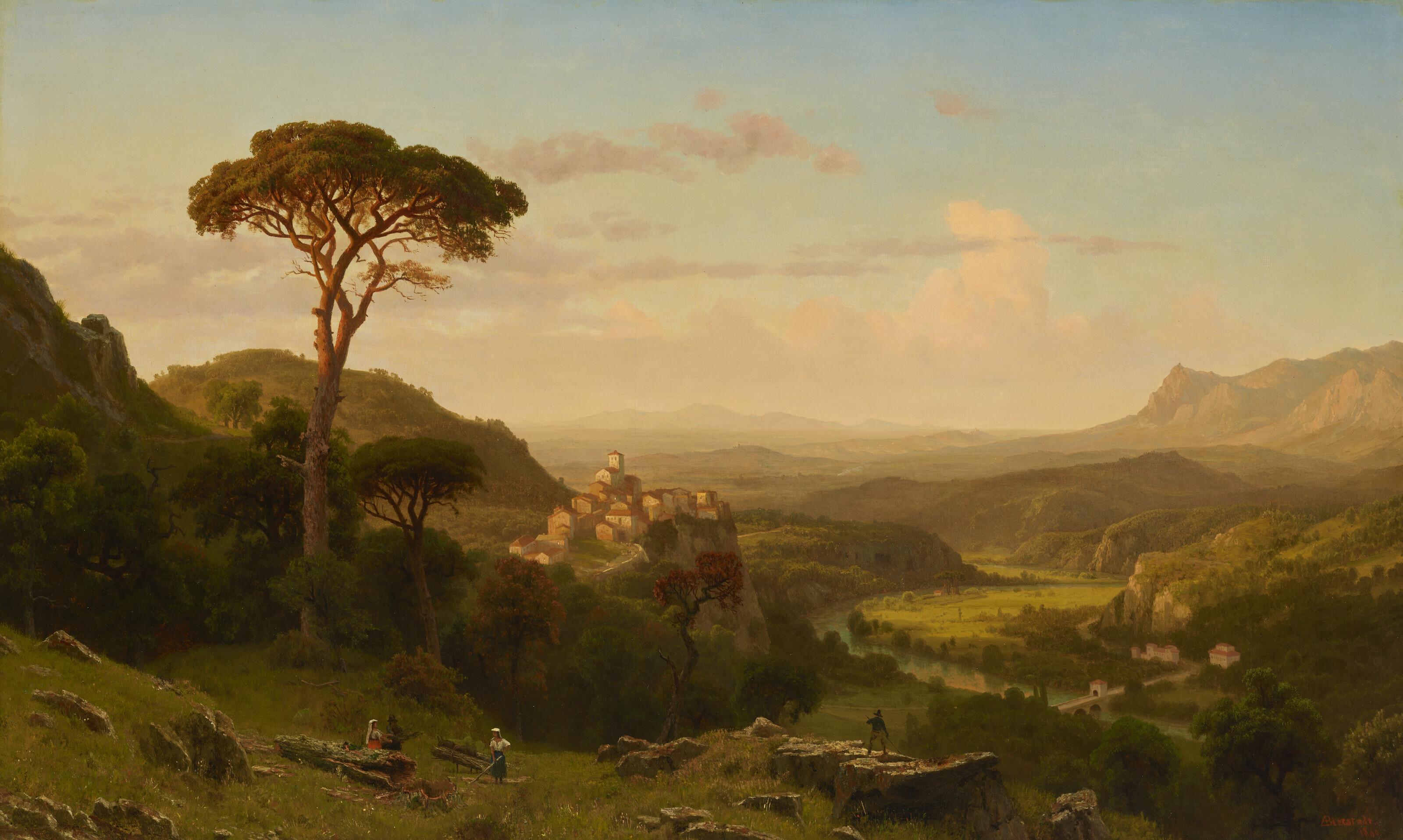 Albert Bierstadt - Italian Valley
