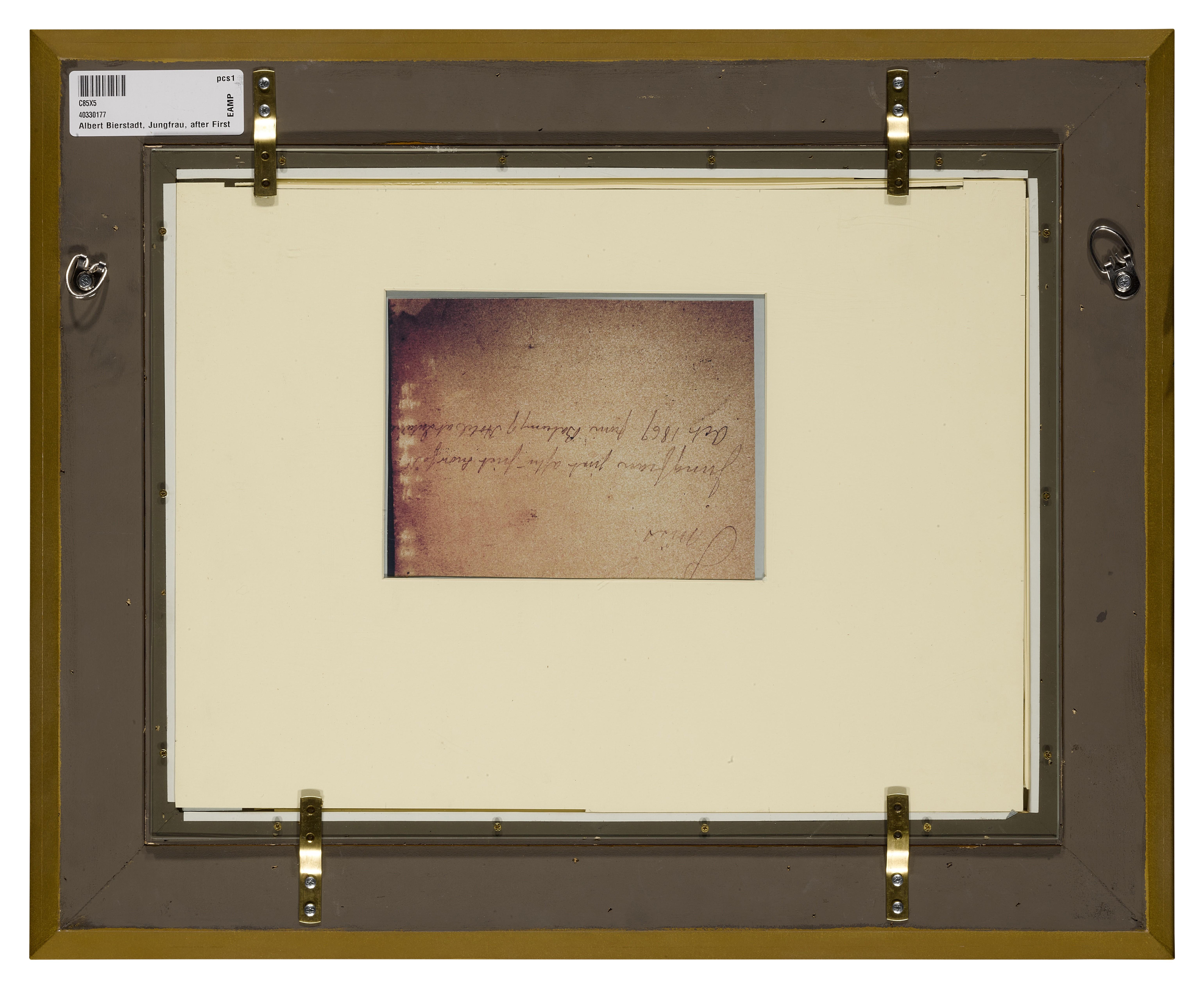 Albert Bierstadt - Jungfrau After First Snow