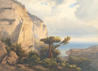 Albert Bierstadt - Kalifornische Küstenlandschaft