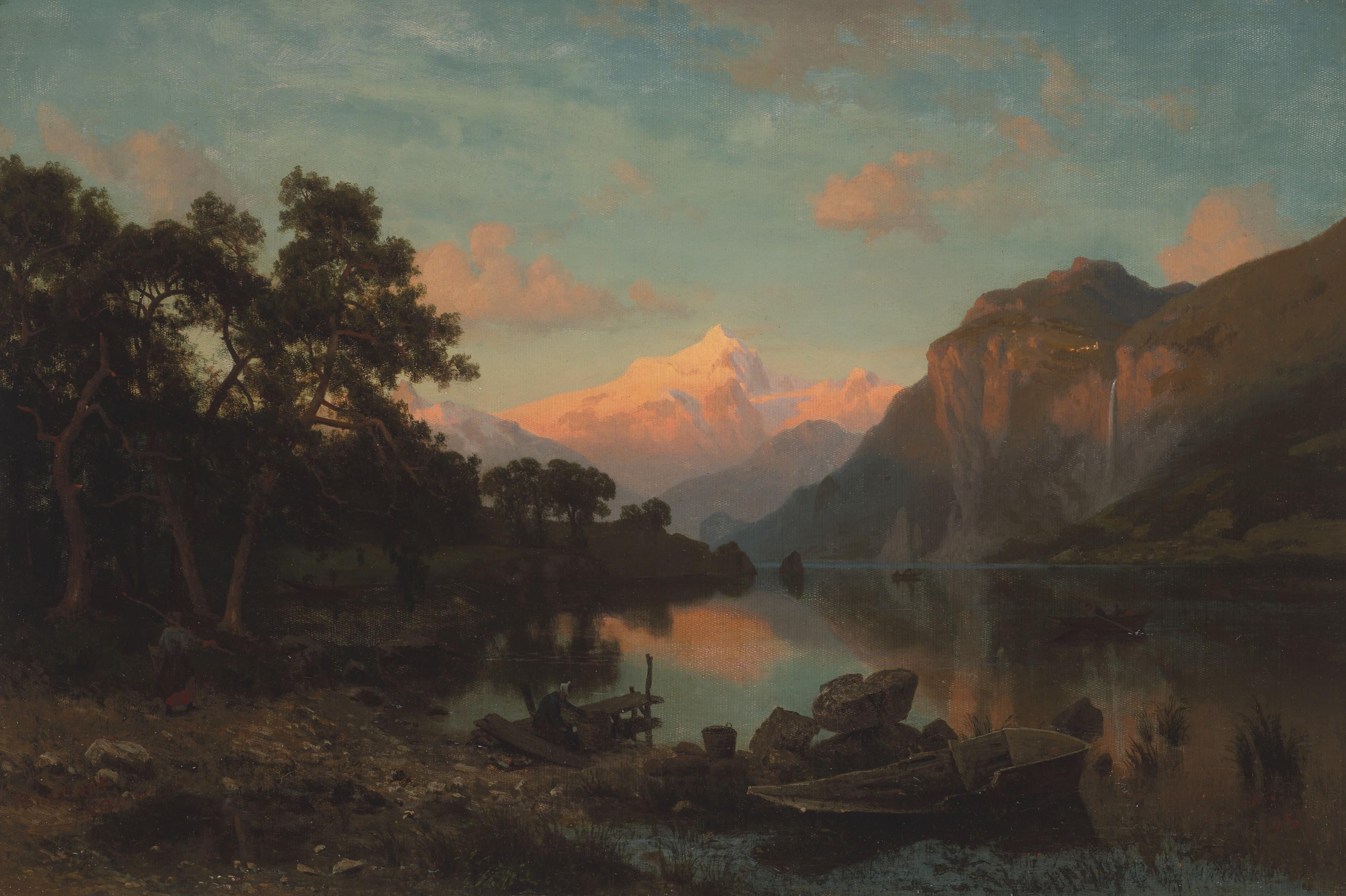 Albert Bierstadt - Lake Lucerne