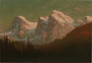 Albert Bierstadt - Late Afternoon Sun