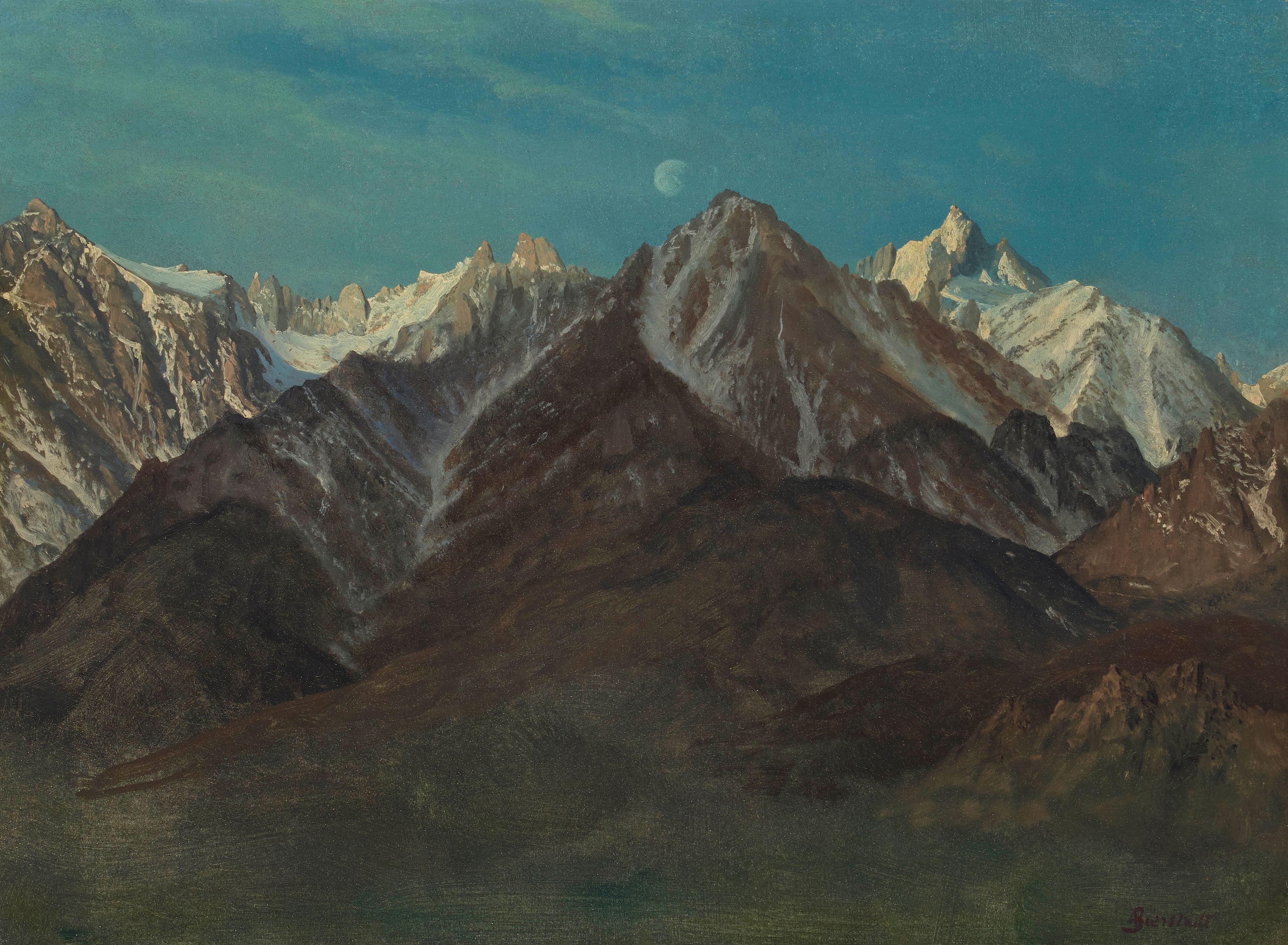 Albert Bierstadt - Sierra Nevada from Fort Independence