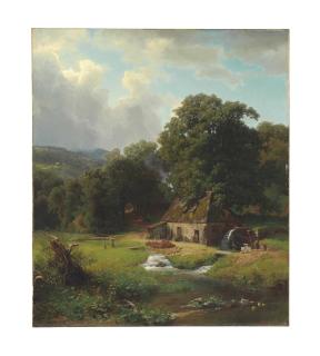Albert Bierstadt - The Old Mill