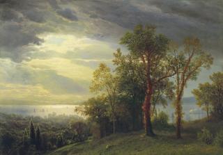 Albert Bierstadt - View On The Hudson