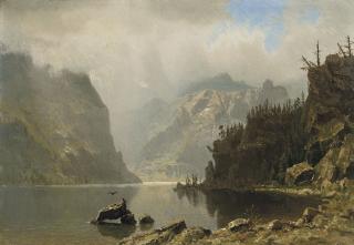 Albert Bierstadt - Western Landscape