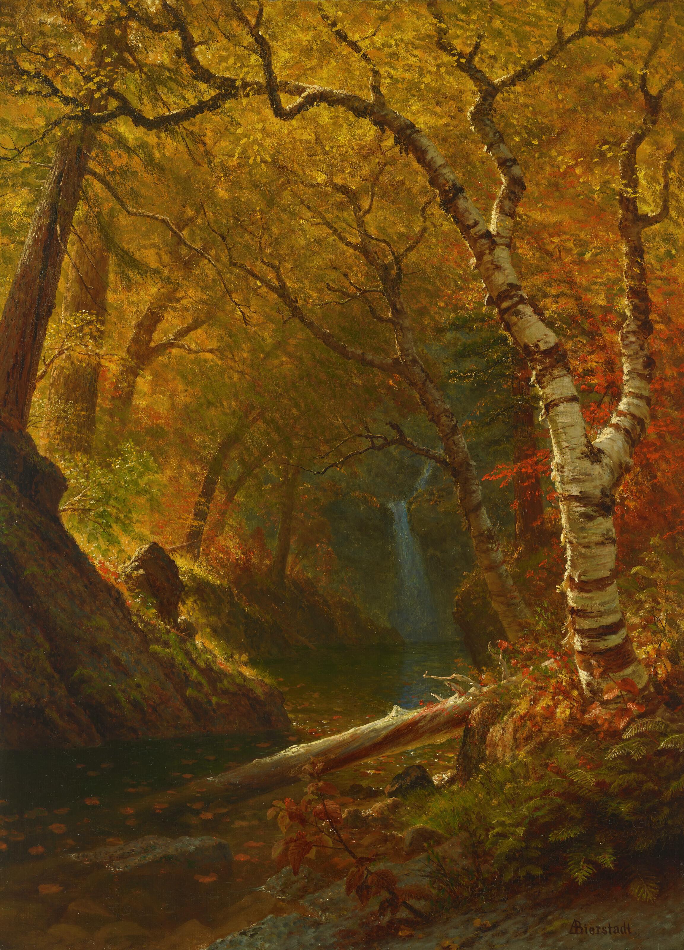 Albert Bierstadt - Woodland Pool