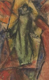 Albert Bloch - Das grüne Gewand