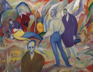 Albert Bloch - Duell (Duel)