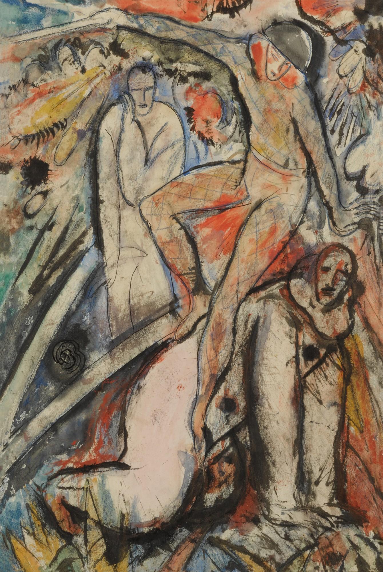 Albert Bloch - Harlekin (Harlequin)