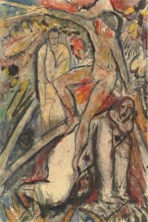 Albert Bloch - Harlekin