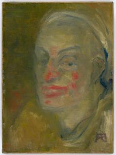Albert Bloch - Head of a Clown