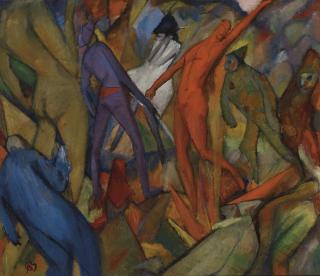 Albert Bloch - Ohne Titel (Höllenszene)