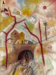 Albert Bloch - Vision Eines Winternachmittags (Vision Of A Winter Afternoon)