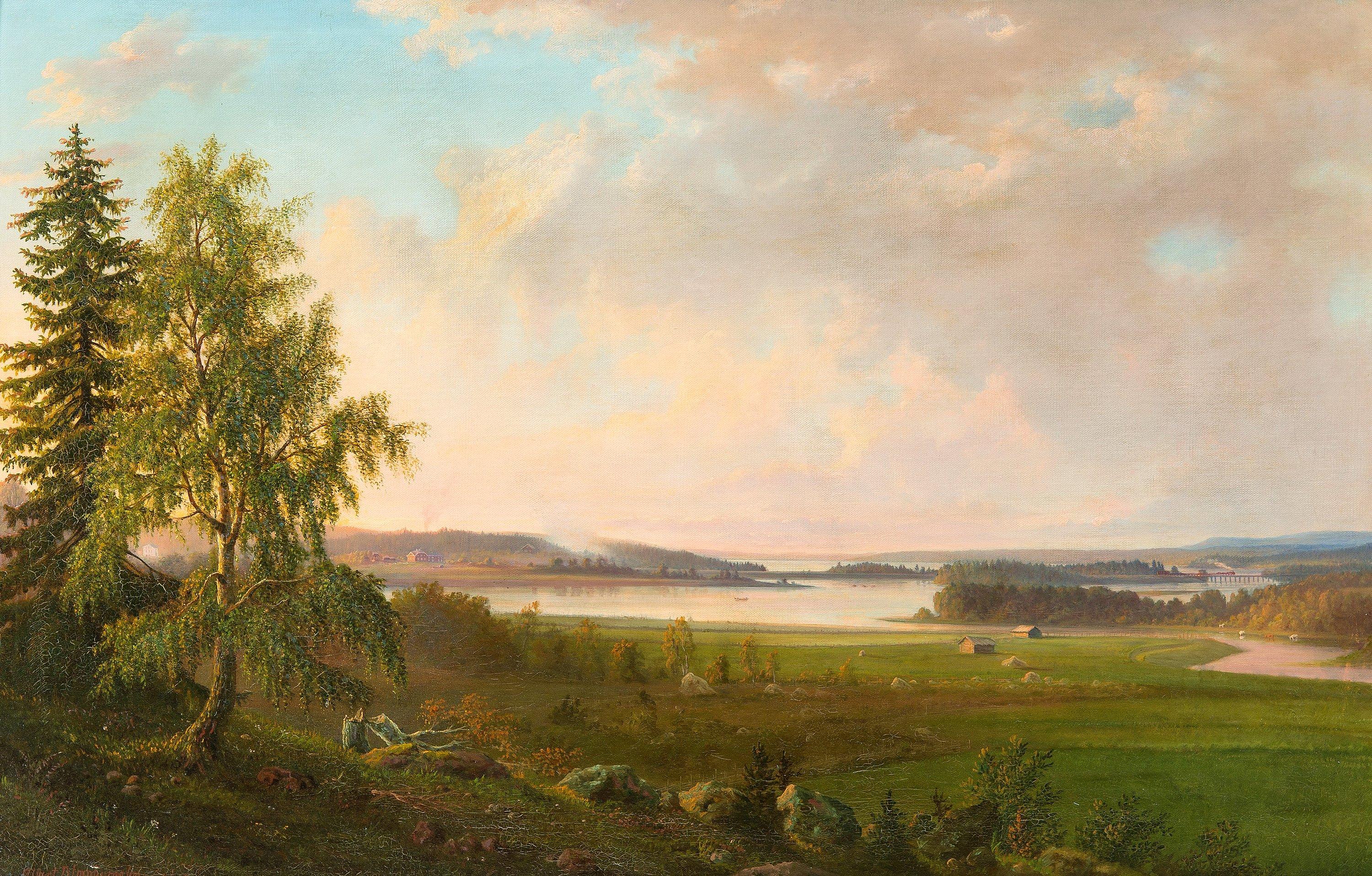 Albert Blombergsson - Idyllic Landscape.