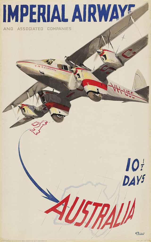 Albert Brenet - Imperial Airways, 10½ Days To Australia