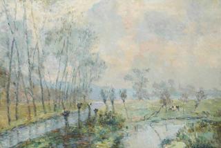 Albert Charles Lebourg - Bord De L\'Iton À Hondouville