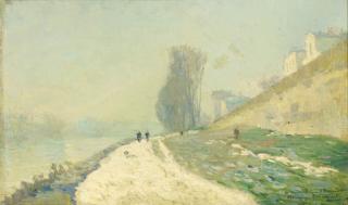Albert Charles Lebourg - Effet de neige aux environs de Paris