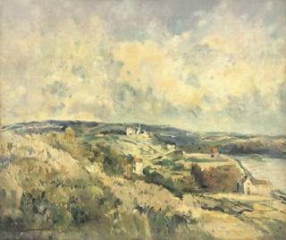 Albert Charles Lebourg - La vallée de la Seine