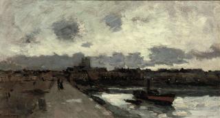 Albert Charles Lebourg - Le port de Dieppe