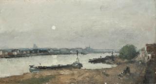 Albert Charles Lebourg - Les quais de Bercy à Paris