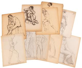 Albert Cheuret - A Set Of One Hundred Seventy Six Drawings