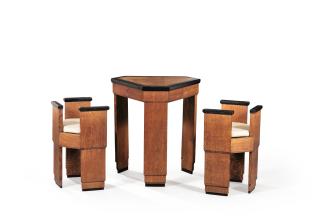 Albert Cheuret - A Table And Two Armchairs, Circa 1925