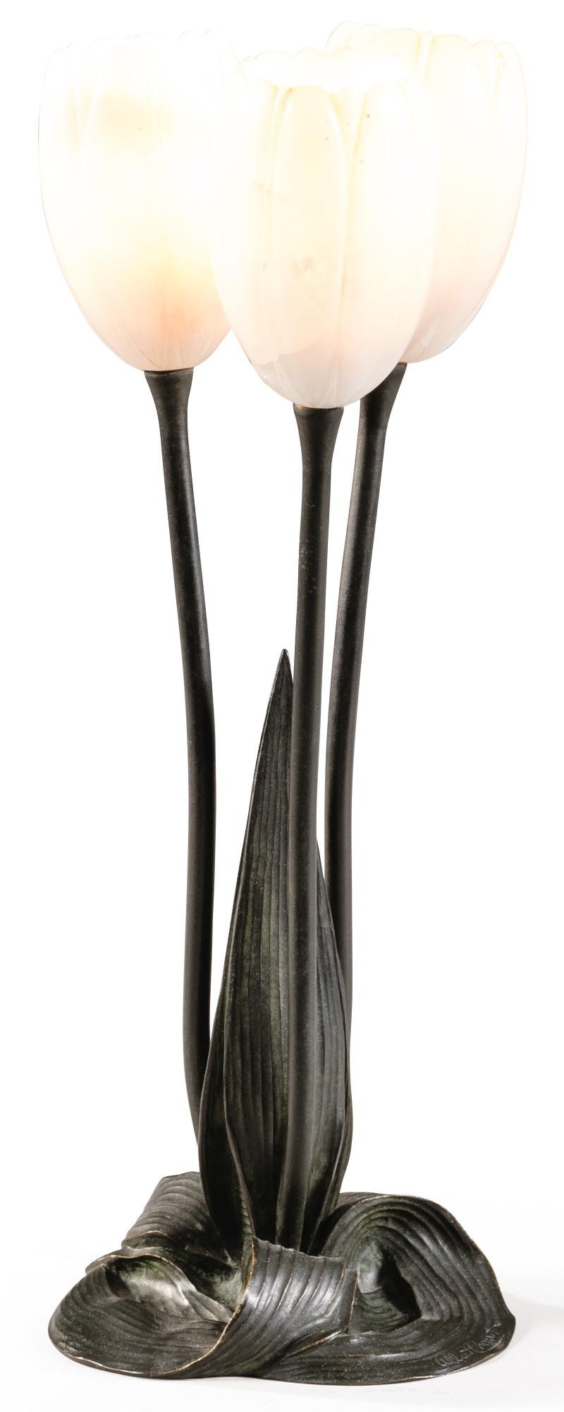Albert Cheuret - Tulipe Lamp, Circa 1925