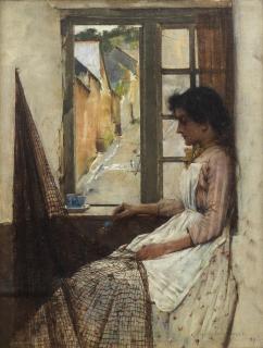 Albert Chevallier Tayler, RBC - The window seat