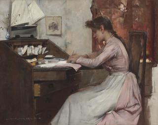 Albert Chevallier Tayler - The letter