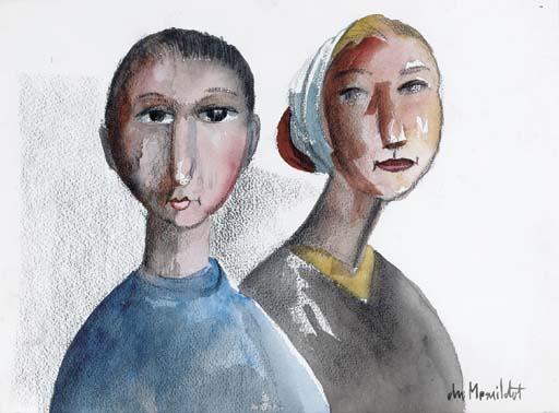 Albert Du Mesnildot - Claudine et amie