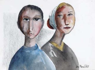 Albert Du Mesnildot - Claudine et amie