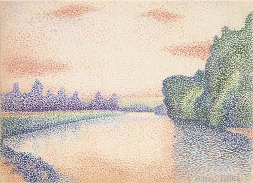 Albert Dubois-Pillet - Bord de la Marne à l\'aube