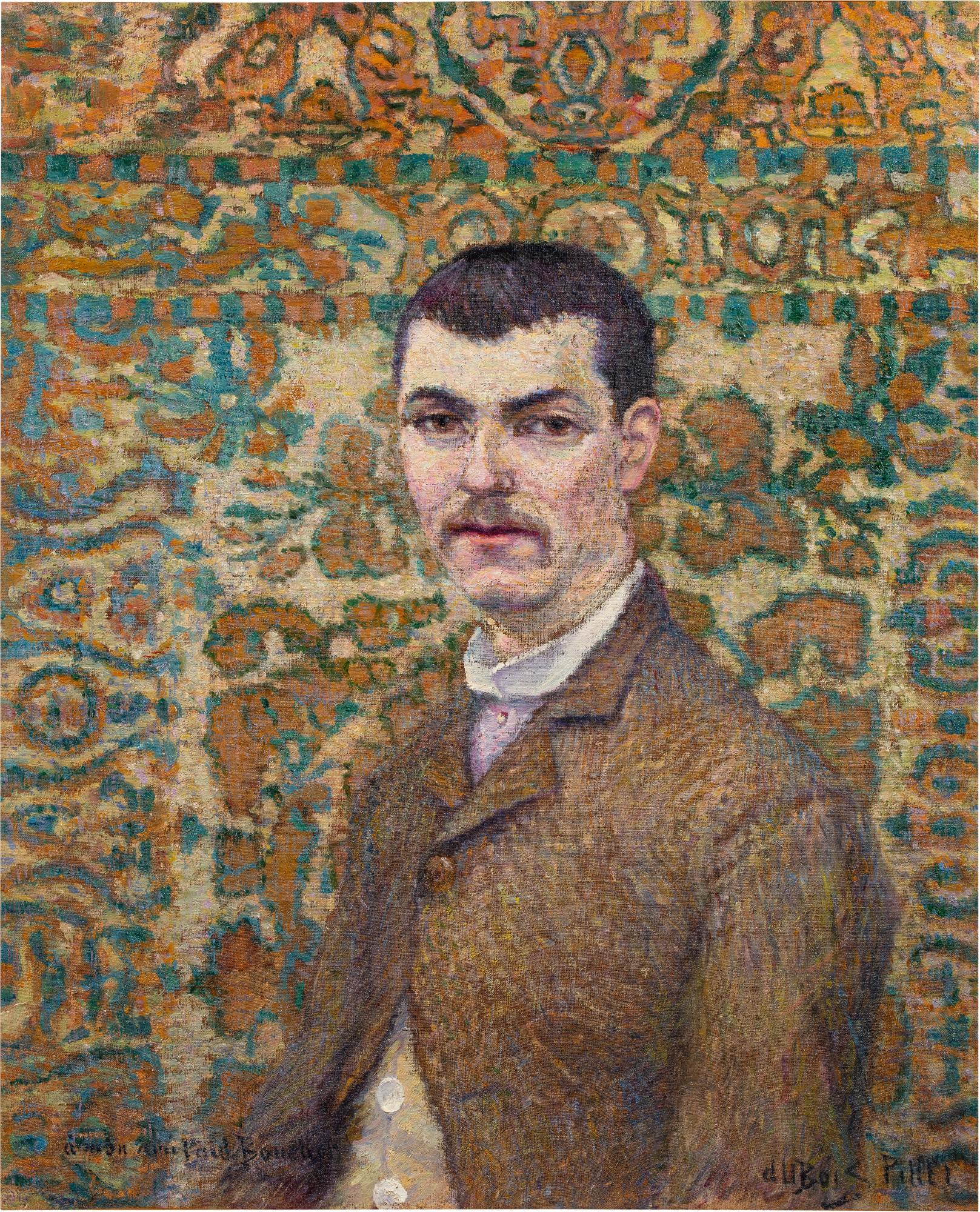 Albert Dubois-Pillet - Jeune homme sur un vieux tapis d’Asie