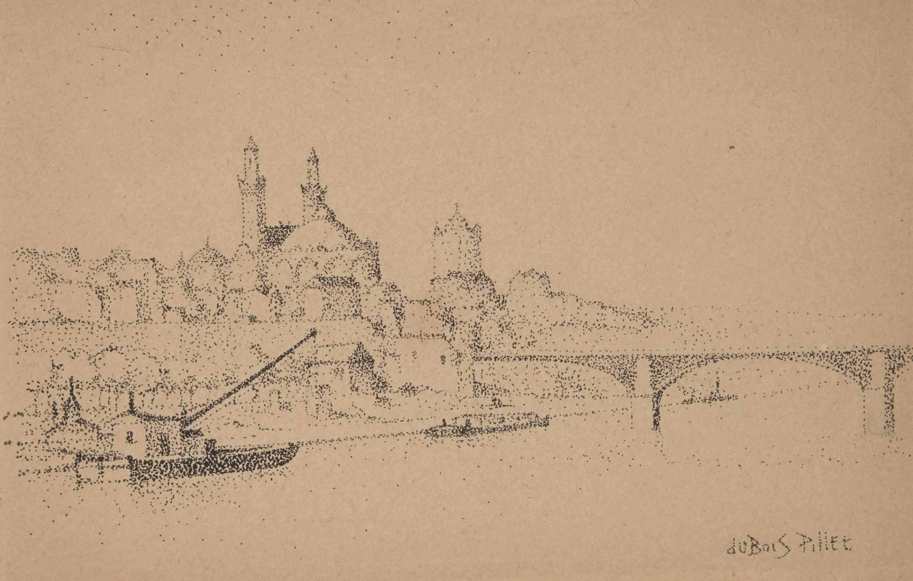Albert Dubois-Pillet - Le Pont d\'Iéna et le Trocadéro