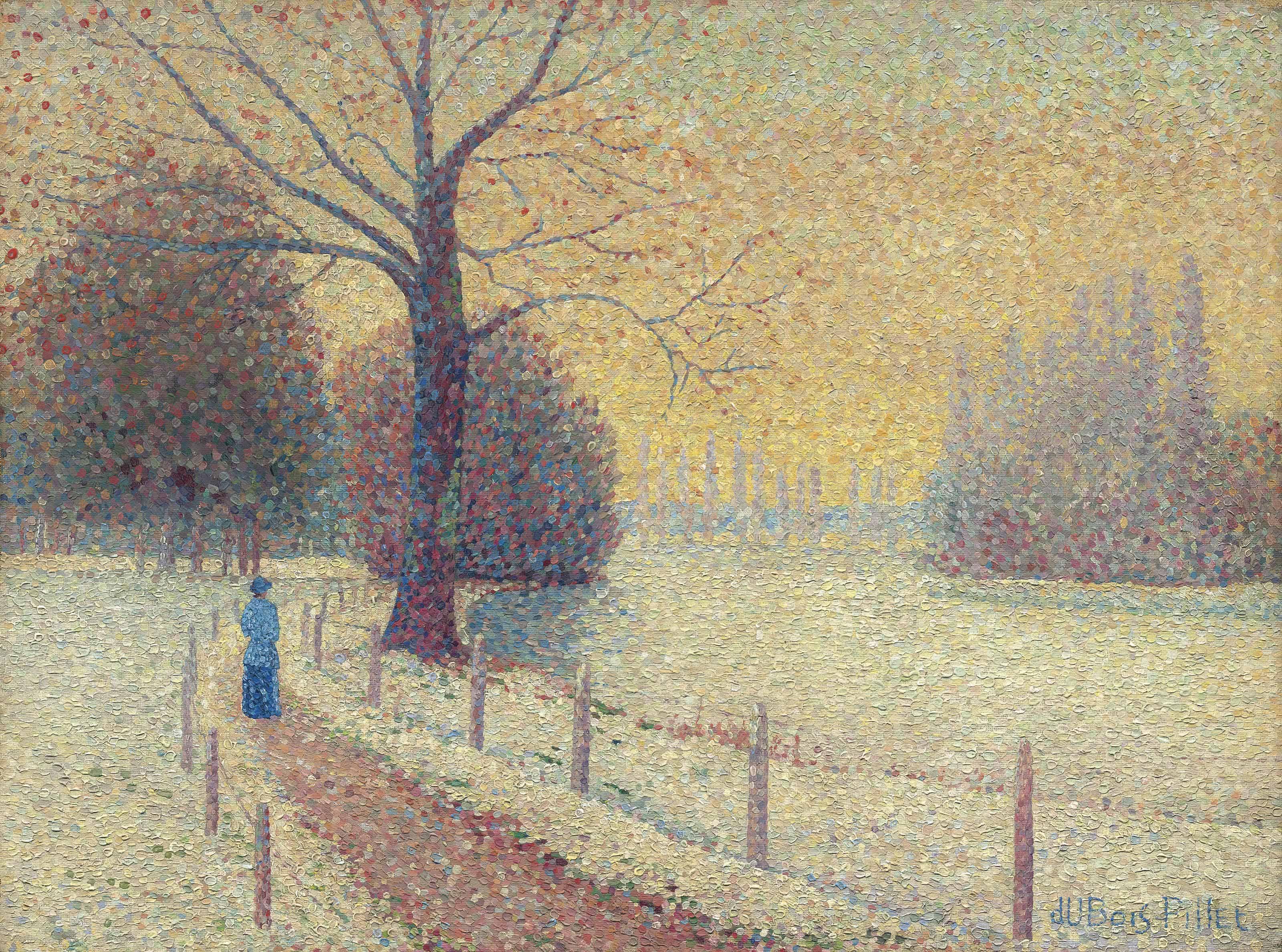 Albert Dubois-Pillet - Le Puy En Hiver