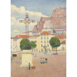 Albert Dubois-Pillet - Le Puy, La Place Ensoleilée