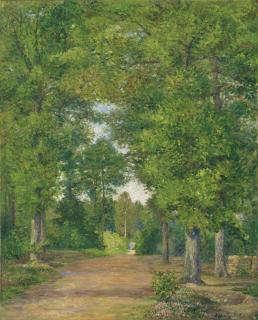 Albert Dubois-Pillet - Paysage de forêt