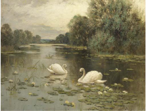 Albert E. Bailey - The lily pool
