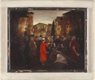 Albert Ebert - Der Weg nach Golgatha (Kreuztragung).