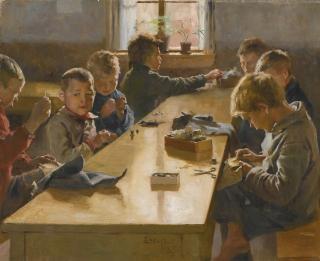 Albert Edelfelt - Finnish the Boys\' Workhouse, Helsinki