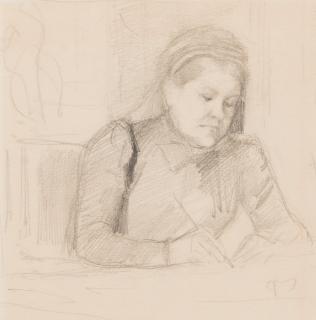 Albert Edelfelt - Madame Pasteur.