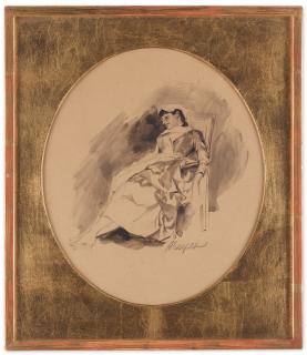 Albert Edelfelt - Resting woman