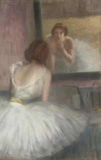 Albert Ernest Carrier-Belleuse - Before the performance