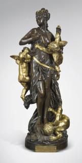 Albert-Ernest Carrier-Belleuse - French l\'Innocence Tourmentée Par Les Amours 